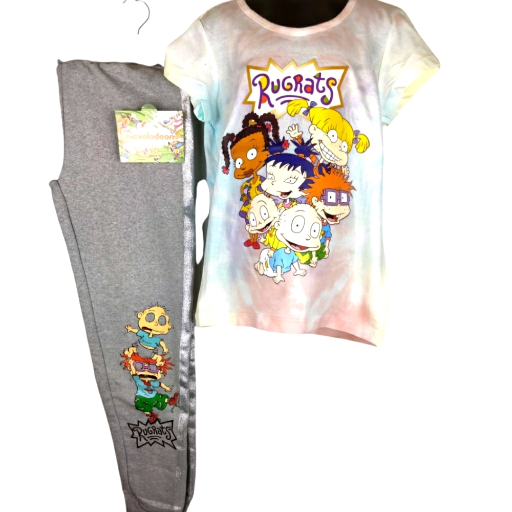 NWT Nickelodeon Rugrats size  Girls 12 shirt w/ pants.